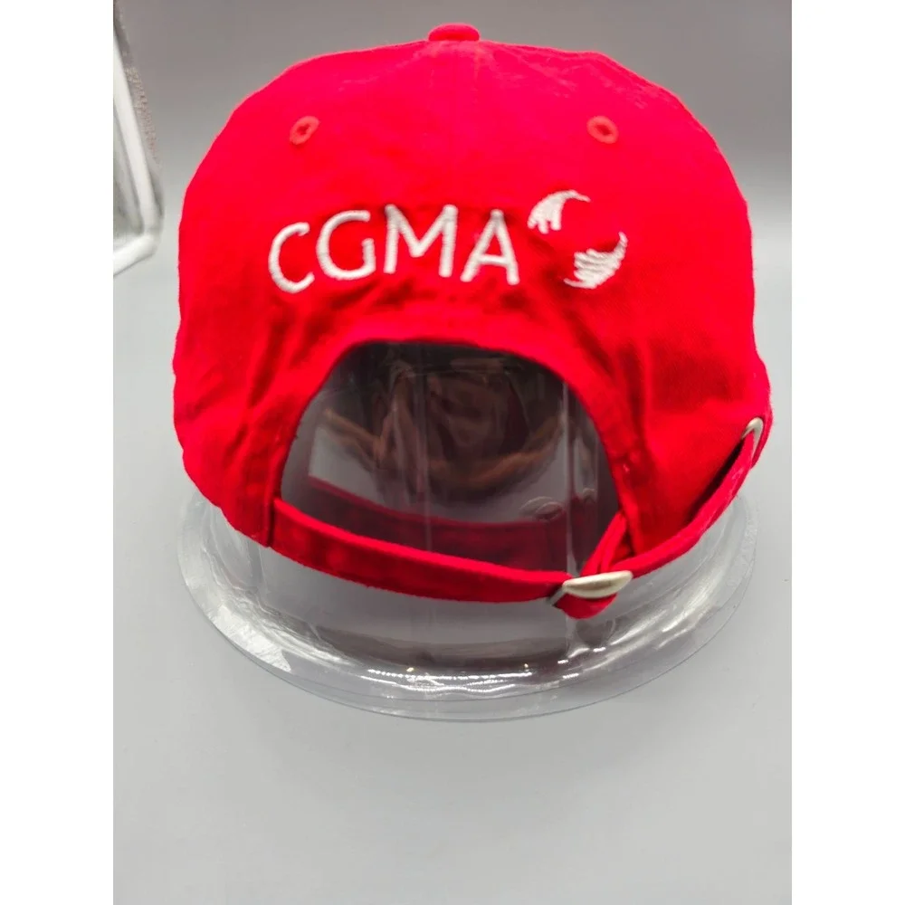 BAY Embroidered Hat Adjustable Strap‎ Back Cap 100% Cotton Red Baseball Hit Wear